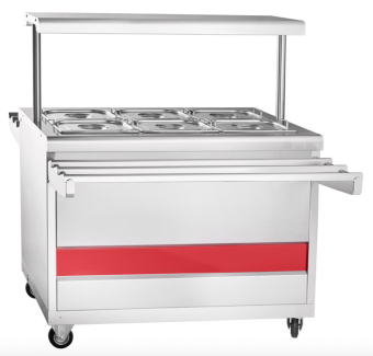 Мармит вторых блюд Abat ЭМК-70ПМ (нерж) (210001805755) в ШефСтор (chefstore.ru)